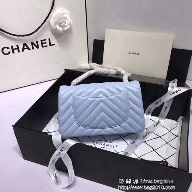 香奈兒CHANEL 升級版V線1116小羊皮肩背斜跨鏈條包 DSC1245